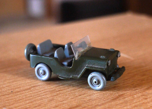 Wiking willys jeep - willys, graue